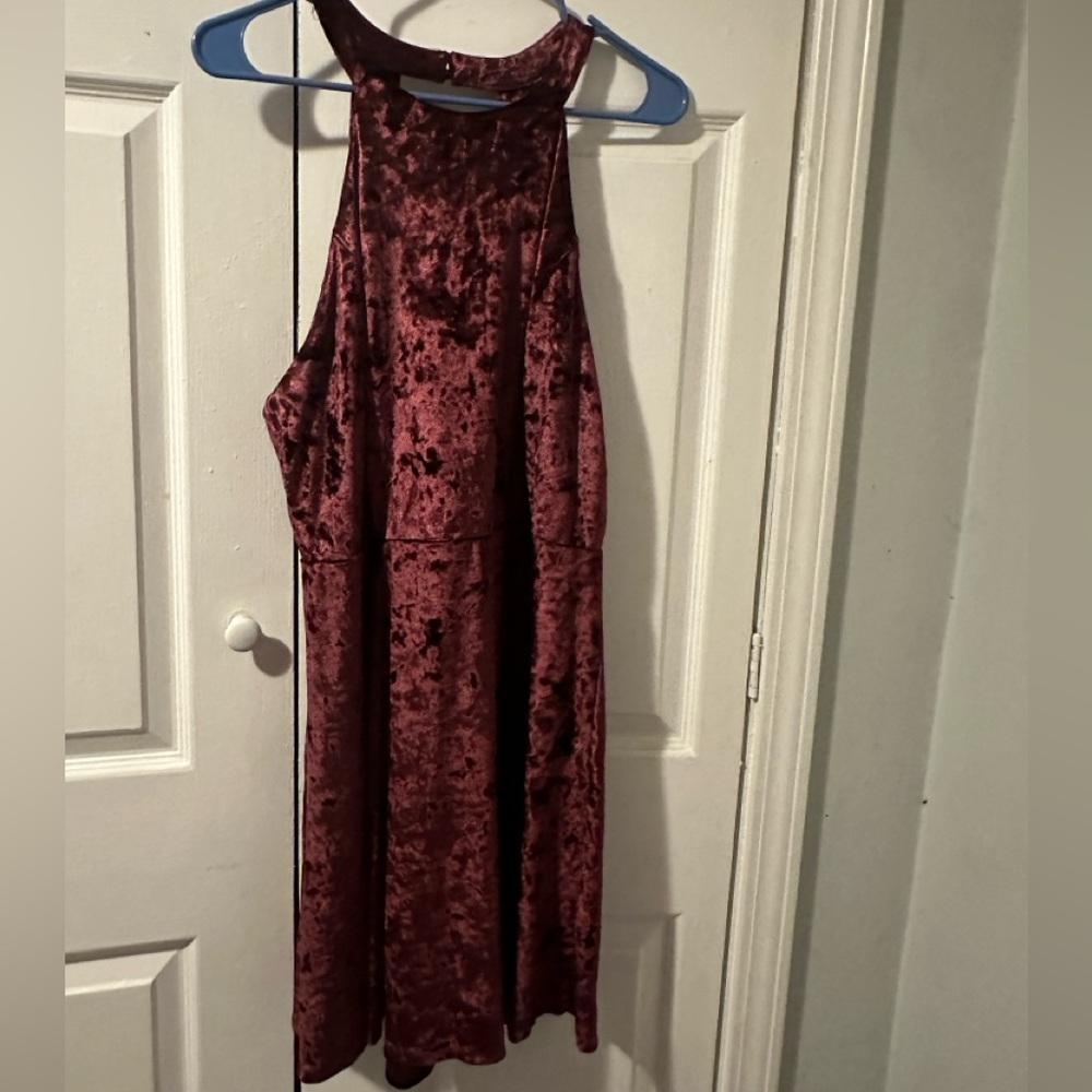 Red Velvet Dress